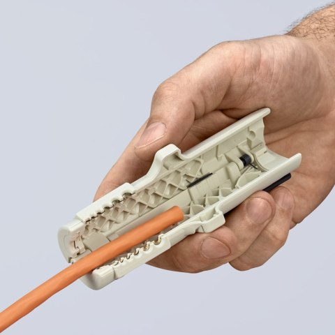 KNIPEX NARZĘDZIE DO ŚCIĄGANIA IZOLACJI Z KABLI TELEINFORMATYCZNYCH KNIPEX NARZĘDZIE DO ŚCIĄGANIA IZOLACJI Z KABLI TELEINFORMATYCZNYCH