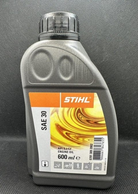 STIHL OLEJ DO SILNIKÓW 4-SUWOWUCH SAE30 0.6L STIHL OLEJ DO SILNIKÓW 4-SUWOWUCH SAE30 0.6L