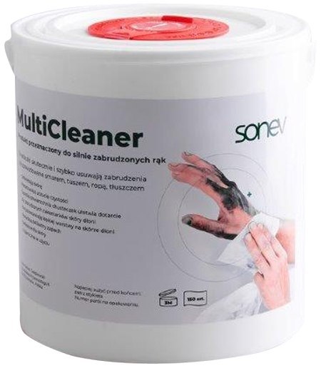 SONEX ŚCIERECZKI SONEX MULTI CLEANER, WIADERKO 150 LISTKÓW SONEX ŚCIERECZKI SONEX MULTI CLEANER, WIADERKO 150 LISTKÓW