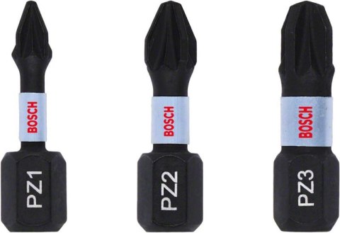 BOSCH ZESTAW BITÓW IMPACT 25MM PZ1,PZ2,PZ3, BOSCH ZESTAW BITÓW IMPACT 25MM PZ1,PZ2,PZ3,