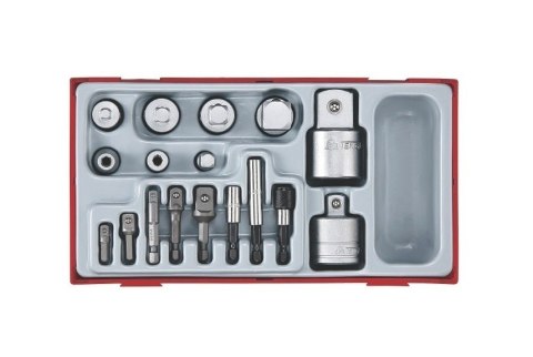 TENG TOOLS ZESTAW ŁĄCZNIKÓW POŚREDNICH TENG TOOLS TTADP17,17 ELEMENTÓW TENG TOOLS ZESTAW ŁĄCZNIKÓW POŚREDNICH TENG TOOLS TTADP17,17 ELEMENTÓW