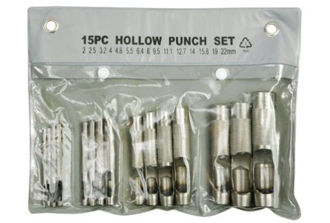 TOYA KOMPLET PRZEBIJAKÓW DO SKÓRY 15CZ 2-22MM TOYA KOMPLET PRZEBIJAKÓW DO SKÓRY 15CZ 2-22MM