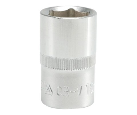 YATO NASADKA KRÓTKA 6-KĄTNA CHROMOWANA 1/2'' 16MM YATO NASADKA KRÓTKA 6-KĄTNA CHROMOWANA 1/2'' 16MM