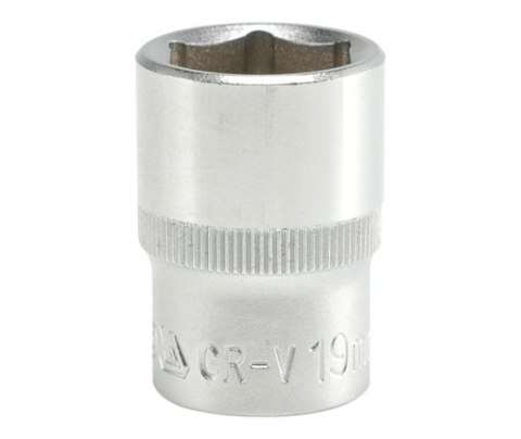 YATO NASADKA KRÓTKA 6-KĄTNA CHROMOWANA 1/2'' 19MM YATO NASADKA KRÓTKA 6-KĄTNA CHROMOWANA 1/2'' 19MM