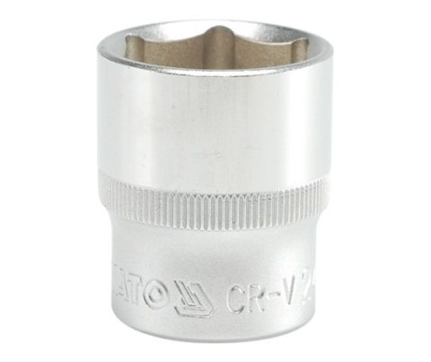 YATO NASADKA KRÓTKA 6-KĄTNA CHROMOWANA 1/2'' 24MM YATO NASADKA KRÓTKA 6-KĄTNA CHROMOWANA 1/2'' 24MM