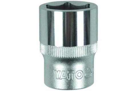 YATO NASADKA KRÓTKA 6-KĄTNA CHROMOWANA 1/2'' 9MM YATO NASADKA KRÓTKA 6-KĄTNA CHROMOWANA 1/2'' 9MM