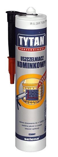 TYTAN USZCZELNIACZ KOMINKOWY 280ML 1500C CZARNY