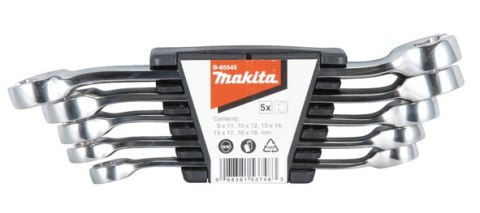 MAKITA KOMPLET KLUCZY OCZKOWYCH 9*18MM 5SZT. MAKITA KOMPLET KLUCZY OCZKOWYCH 9*18MM 5SZT.