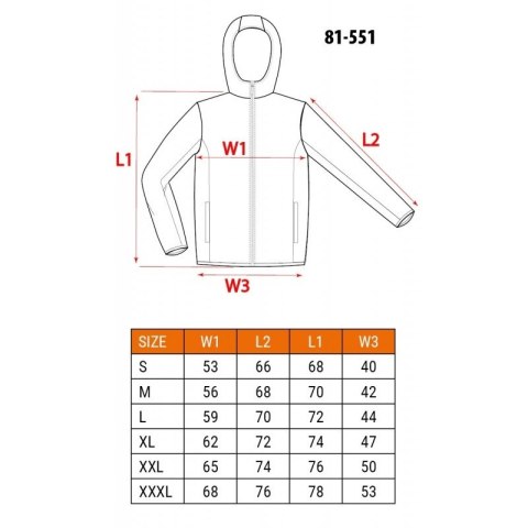 NEO KURTKA SOFTSHELL Z KAPTUREM ODPINANYM, ROZMIAR S NEO KURTKA SOFTSHELL Z KAPTUREM ODPINANYM, ROZMIAR S