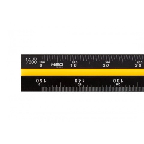 NEO LINIJKA TRÓJKĄTNA 30CM. NEO LINIJKA TRÓJKĄTNA 30CM.