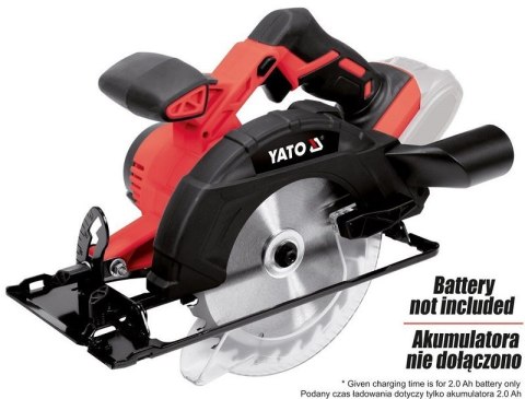YATO PILARKA 18V ,165MM BEZ AKUMULATORA YATO PILARKA 18V ,165MM BEZ AKUMULATORA