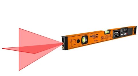 NEO POZIOMICA Z WYŚWIETLACZEM ELEKTRONICZNYM 60CM. NEO POZIOMICA Z WYŚWIETLACZEM ELEKTRONICZNYM 60CM.