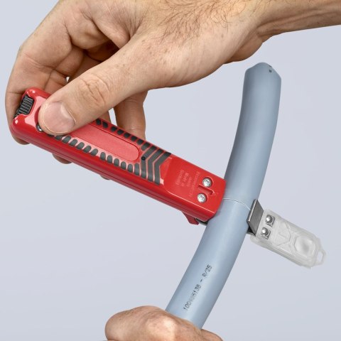 KNIPEX PRZYRZĄD DO ŚCIĄGANIA ZEWNĘTRZNEJ IZOLACJI 8.0-28.0MM 165MM KNIPEX PRZYRZĄD DO ŚCIĄGANIA ZEWNĘTRZNEJ IZOLACJI 8.0-28.0MM 165MM