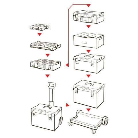 QBRICK SKRZYNKA NARZĘDZIOWA QBRICK ONE 350 VARIO QBRICK SKRZYNKA NARZĘDZIOWA QBRICK ONE 350 VARIO