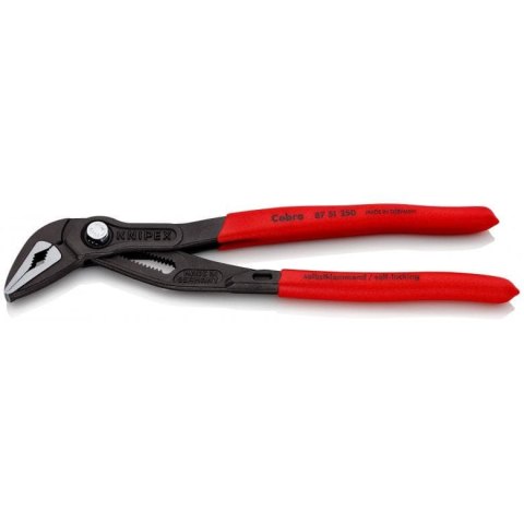 KNIPEX SZCZYPCE DO RUR COBRA Z WYDŁUŻONĄ SZCĘKĄ 250MM KNIPEX SZCZYPCE DO RUR COBRA Z WYDŁUŻONĄ SZCĘKĄ 250MM