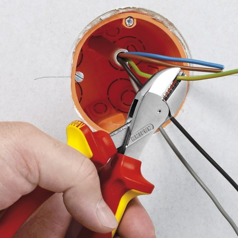 KNIPEX SZCZYPCE TNĄCE BOCZNE X-CUT 160MM,WYSOKIE PRZEŁOŻENIE DŹWIGN KNIPEX SZCZYPCE TNĄCE BOCZNE X-CUT 160MM,WYSOKIE PRZEŁOŻENIE DŹWIGN