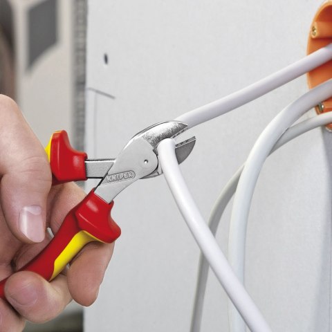 KNIPEX SZCZYPCE TNĄCE BOCZNE X-CUT 160MM,WYSOKIE PRZEŁOŻENIE DŹWIGN KNIPEX SZCZYPCE TNĄCE BOCZNE X-CUT 160MM,WYSOKIE PRZEŁOŻENIE DŹWIGN