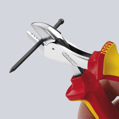 KNIPEX SZCZYPCE TNĄCE BOCZNE X-CUT 160MM,WYSOKIE PRZEŁOŻENIE DŹWIGN KNIPEX SZCZYPCE TNĄCE BOCZNE X-CUT 160MM,WYSOKIE PRZEŁOŻENIE DŹWIGN