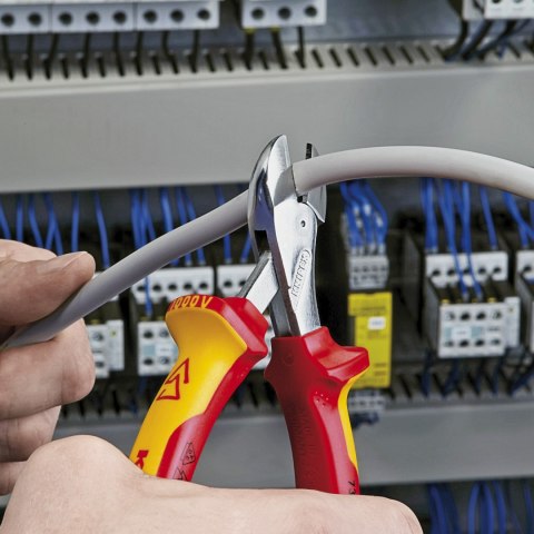 KNIPEX SZCZYPCE TNĄCE BOCZNE X-CUT 160MM,WYSOKIE PRZEŁOŻENIE DŹWIGN KNIPEX SZCZYPCE TNĄCE BOCZNE X-CUT 160MM,WYSOKIE PRZEŁOŻENIE DŹWIGN