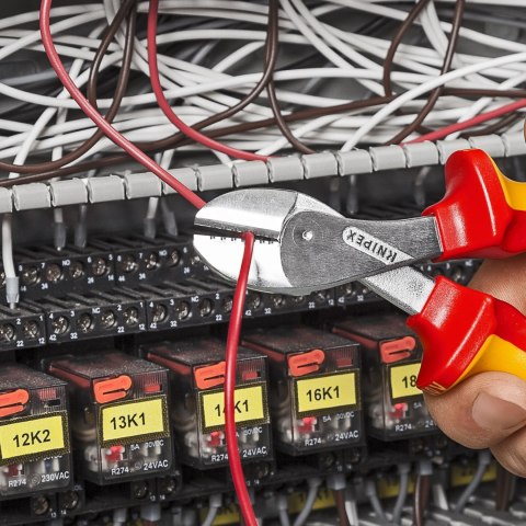 KNIPEX SZCZYPCE TNĄCE BOCZNE X-CUT 160MM,WYSOKIE PRZEŁOŻENIE DŹWIGN KNIPEX SZCZYPCE TNĄCE BOCZNE X-CUT 160MM,WYSOKIE PRZEŁOŻENIE DŹWIGN