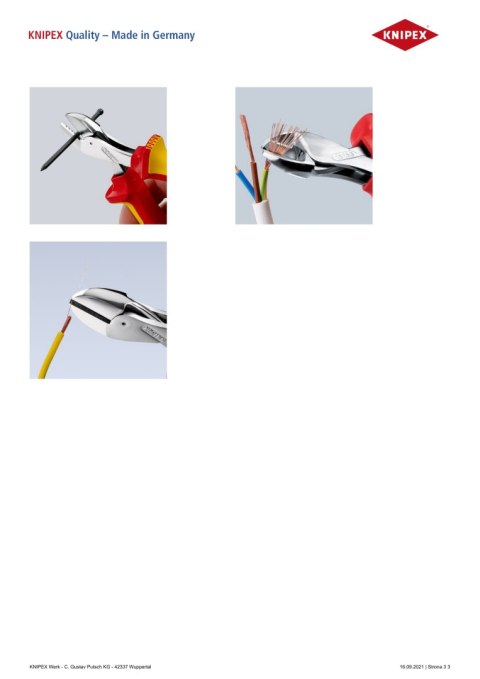 KNIPEX SZCZYPCE TNĄCE BOCZNE X-CUT 160MM,WYSOKIE PRZEŁOŻENIE DŹWIGN KNIPEX SZCZYPCE TNĄCE BOCZNE X-CUT 160MM,WYSOKIE PRZEŁOŻENIE DŹWIGN