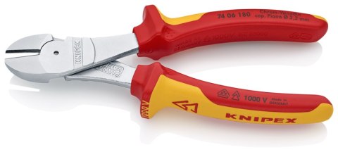 KNIPEX SZCZYPCE TNĄCE BOCZNE O ZWIĘKSZONYM PRZEŁOŻENIU 180MM KNIPEX SZCZYPCE TNĄCE BOCZNE O ZWIĘKSZONYM PRZEŁOŻENIU 180MM