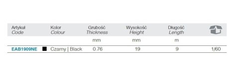 BM GROUP TAŚMA SAMOWULKANIZUJĄCA CZARNA BM 9M*19MM BM GROUP TAŚMA SAMOWULKANIZUJĄCA CZARNA BM 9M*19MM