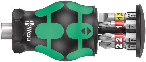 WERA WKRĘTAK KRAFTFORM KOMPAKT STUBBY Z 6 BITAMI WERA WKRĘTAK KRAFTFORM KOMPAKT STUBBY Z 6 BITAMI