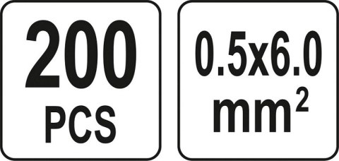 YATO ZESTAW RUREK TERMOKURCZLIWYCH ZACISKOWYCH 0.5-6MM2., 200SZT YATO ZESTAW RUREK TERMOKURCZLIWYCH ZACISKOWYCH 0.5-6MM2., 200SZT