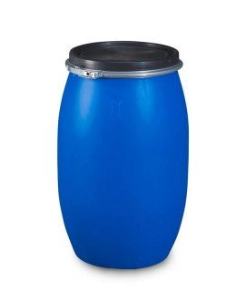 UN BECZKA PLASTIKOWA 150L Z OBRĘCZĄ