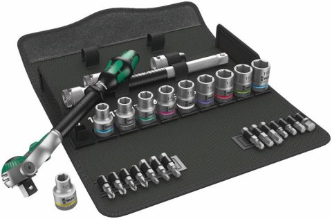 WERA GRZECHOTKA ZYKLOP SPEED 1/2'' W ZESTAWIE METRYCZNYM,28 CZĘŚĆ WERA GRZECHOTKA ZYKLOP SPEED 1/2'' W ZESTAWIE METRYCZNYM,28 CZĘŚĆ