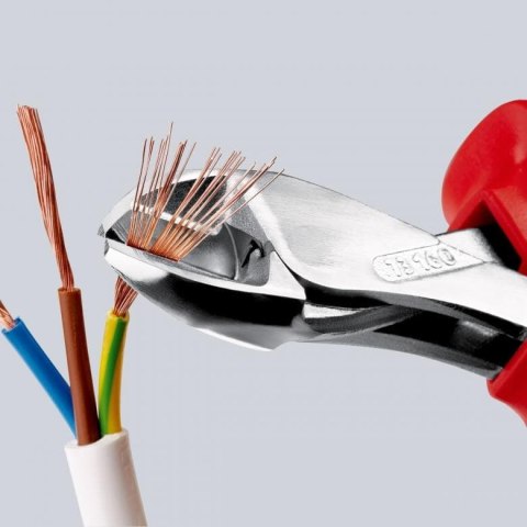 KNIPEX KOMPAKTOWE SZCZYPCE TNĄCE BOCZNE X-CUT 160MM KNIPEX KOMPAKTOWE SZCZYPCE TNĄCE BOCZNE X-CUT 160MM