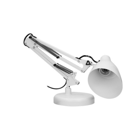 VIRONE LAMPA BIURKOWA DIAN 60W E27 STAL, BIAŁA VIRONE LAMPA BIURKOWA DIAN 60W E27 STAL, BIAŁA