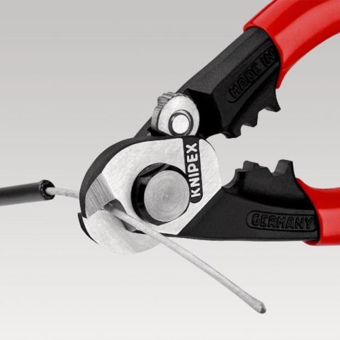 KNIPEX NOŻYCE DO LIN STALOWYCH KUTE 190MM. KNIPEX NOŻYCE DO LIN STALOWYCH KUTE 190MM.