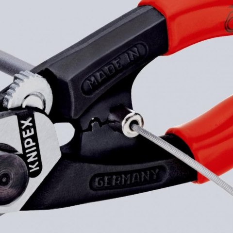 KNIPEX NOŻYCE DO LIN STALOWYCH KUTE 190MM. KNIPEX NOŻYCE DO LIN STALOWYCH KUTE 190MM.
