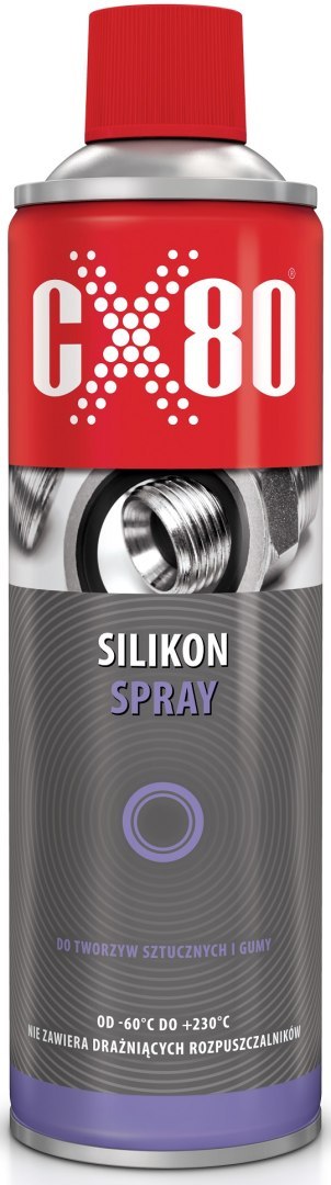 CX-80 SILIKON DO TWORZYW SZTUCZNYCH I GUMY BEZBARWNY NSF H1 500ML CX-80 SILIKON DO TWORZYW SZTUCZNYCH I GUMY BEZBARWNY NSF H1 500ML