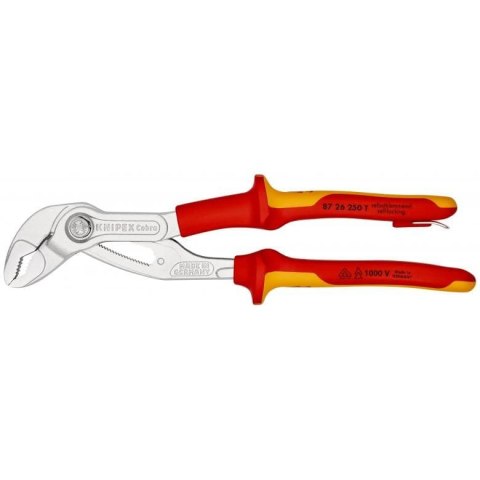 KNIPEX SZCZYPCE DO RUR COBRA 250MM IZOLOWANE KNIPEX SZCZYPCE DO RUR COBRA 250MM IZOLOWANE