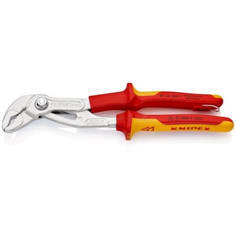 KNIPEX SZCZYPCE DO RUR COBRA 250MM IZOLOWANE KNIPEX SZCZYPCE DO RUR COBRA 250MM IZOLOWANE