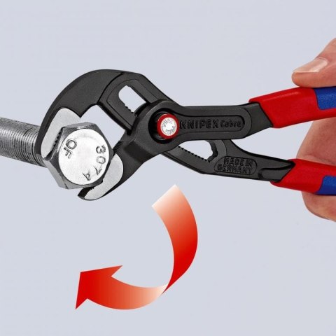 KNIPEX SZCZYPCE NASTAWNE DO RUR COBRA QUICKSET 300MM, KNIPEX SZCZYPCE NASTAWNE DO RUR COBRA QUICKSET 300MM,