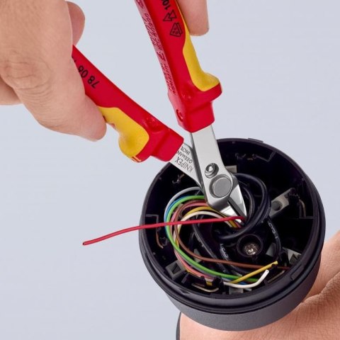 KNIPEX SZCZYPCE TNĄCE SUPER KNIPS 125MM IZOLOWANE KNIPEX SZCZYPCE TNĄCE SUPER KNIPS 125MM IZOLOWANE
