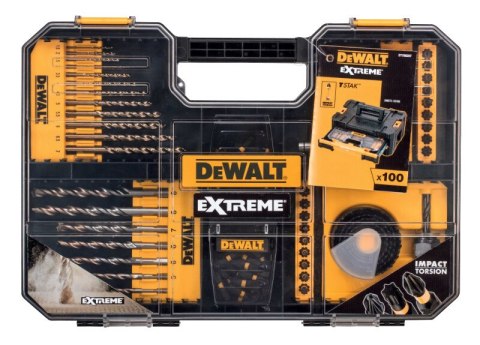 DEWALT ZESTAW BITÓW 100 EL. IMPACT TORSION DEWALT ZESTAW BITÓW 100 EL. IMPACT TORSION