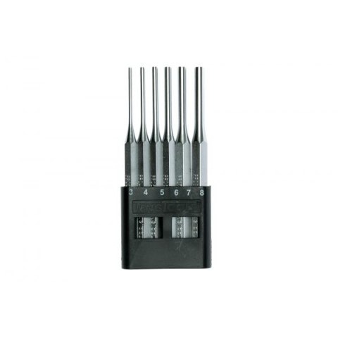 TENG TOOLS ZESTAW WYBIJAKÓW CYLINDRYCZNYCH 6SZT.
