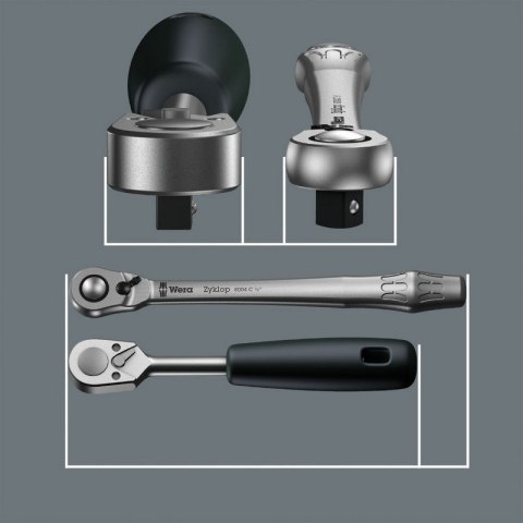 WERA GRZECHOTKA ZYKLOP METAL SWITCH, 1/4'', ZMIANA KIERUNKU PRACY WERA GRZECHOTKA ZYKLOP METAL SWITCH, 1/4'', ZMIANA KIERUNKU PRACY