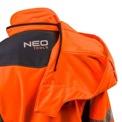 NEO KURTKA SOFTSHELL Z KAPTUREM POMARAŃCZOWA, ROZMIAR XXL NEO KURTKA SOFTSHELL Z KAPTUREM POMARAŃCZOWA, ROZMIAR XXL