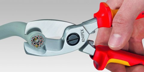 KNIPEX NOŻYCE DO KABLI IZOLOWANE PODWÓJNE OSTRZE 200MM KNIPEX NOŻYCE DO KABLI IZOLOWANE PODWÓJNE OSTRZE 200MM