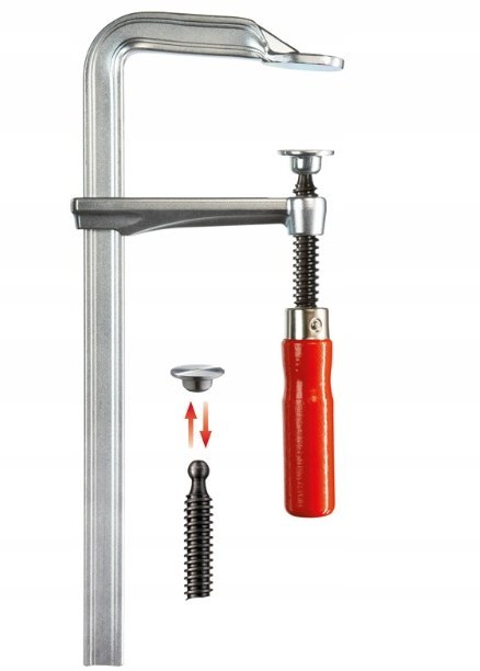 BESSEY ŚCISK ŚRUBOWY ŚLUSARSKI STALOWY GZ 400/120MM BESSEY ŚCISK ŚRUBOWY ŚLUSARSKI STALOWY GZ 400/120MM