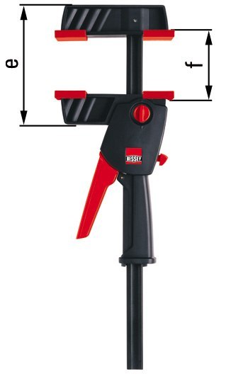 BESSEY ŚCISK UNIWERSALNY 450/85 MM JEDNORĘCZNY SZYBKOMOCUJĄCY DUOKL BESSEY ŚCISK UNIWERSALNY 450/85 MM JEDNORĘCZNY SZYBKOMOCUJĄCY DUOKL