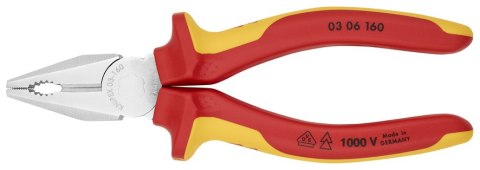 KNIPEX SZCZYPCE UNIWERSALNE IZOLOWANE VDE 160MM KNIPEX SZCZYPCE UNIWERSALNE IZOLOWANE VDE 160MM