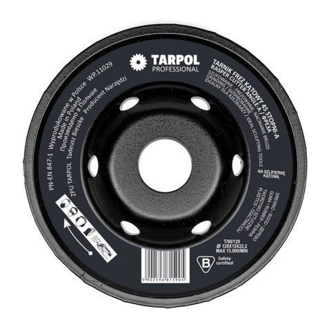 TARPOL TARNIK FREZ KĄTOWY T-90 45 STOPNI-A 120MM TARPOL TARNIK FREZ KĄTOWY T-90 45 STOPNI-A 120MM
