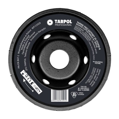 TARPOL TARNIK FREZ KĄTOWY T-91 45 STOPNI-B 120MM TARPOL TARNIK FREZ KĄTOWY T-91 45 STOPNI-B 120MM
